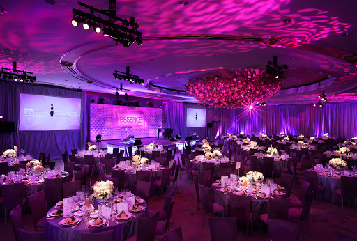 Corporate event management video screens lighting and sound